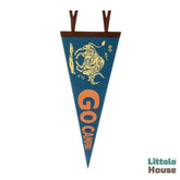 Campaign Pennant Flag Black | Green D117 | Pack of 1 | Blue